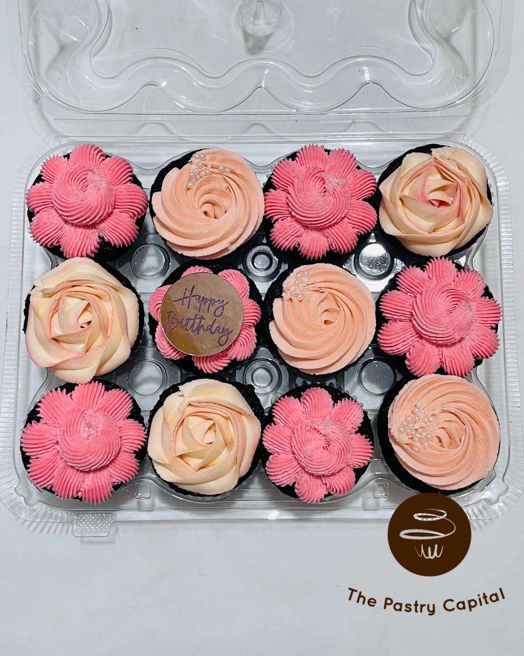 Blush & Petal Birthday Cupcake Assortment