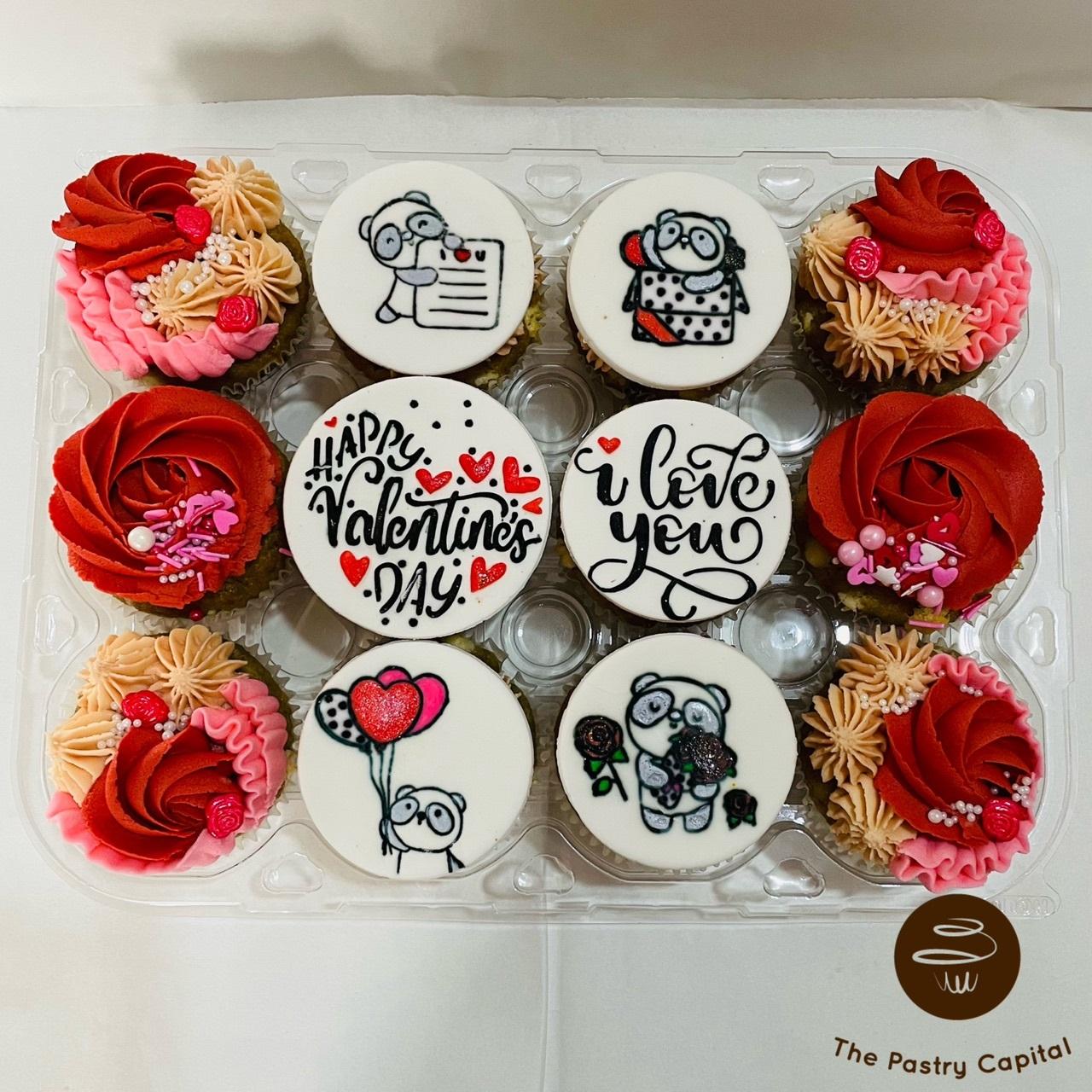 Valentine’s Panda Love Cupcake Collection