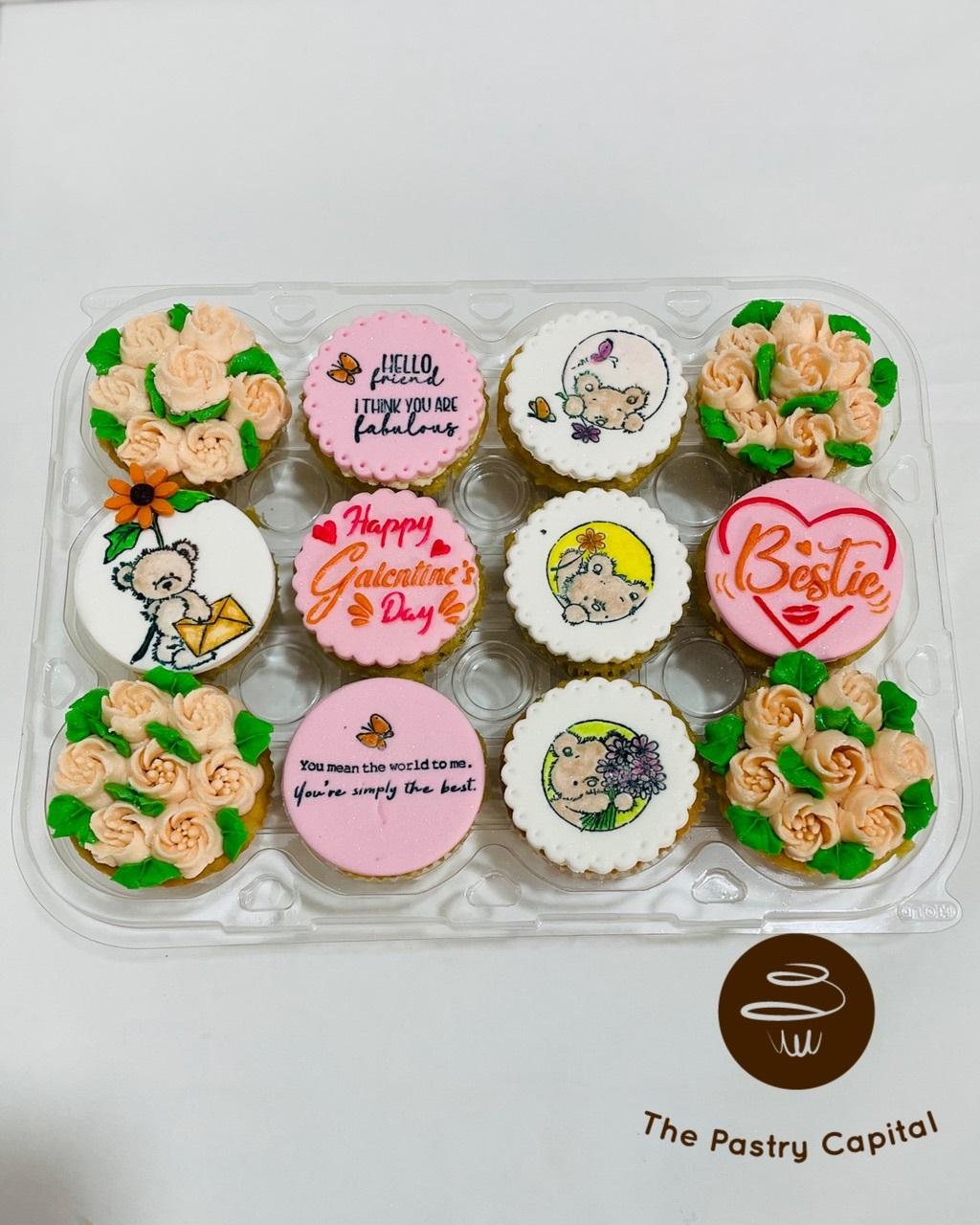 Galentine’s Bestie Cupcake Selection